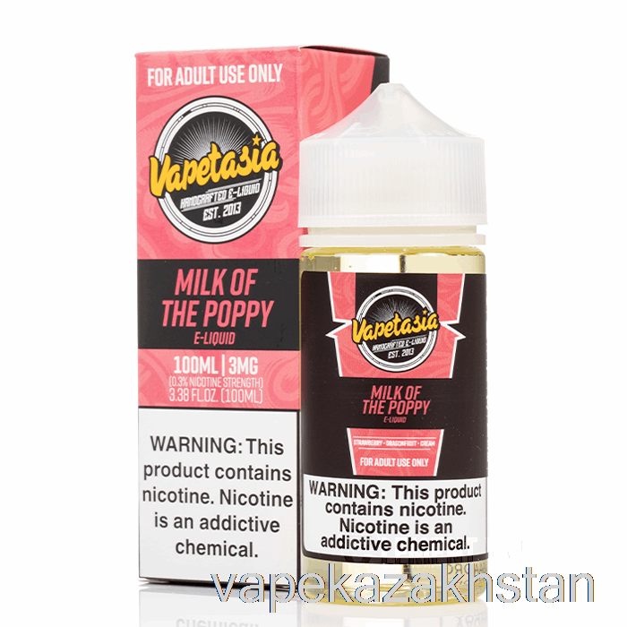 Vape Smoke Milk of the Poppy - Vapetasia - 100mL 0mg